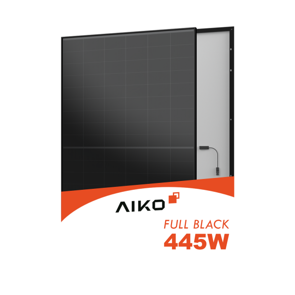 AIKO 445W Solarmodul Full Black Glas Folie Neostar 1s