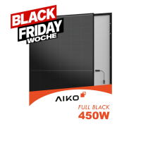 AIKO 450W Solarmodul Full Black Glas Glas Neostar 2s+