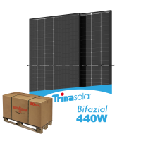 Palettenabnahme Trina 440W Solarmodul Bifazial Vertex S+...