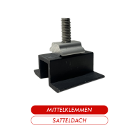 Mittelklemmen Schwarz