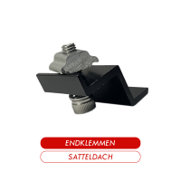 Solarmodule Module Alu Endklemmen Schwarz