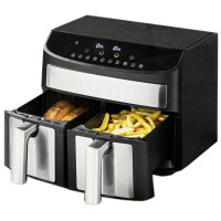Cuisine 7L Heißluftfritteuse Doppelkammer Digital Fritteuse Touch Display