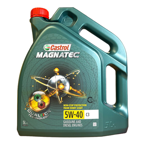 Castrol Magnatec Motoröl 5 l Gasoline-Diesel 5W-40 C3