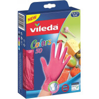 Vileda Handschuhe multisenten S/M pink Arbeitshandschuhe...