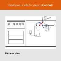 Clage Kompaktdurchlauferhitzer CDX11-U 11 kW Durchlauferhitzer elektronisch