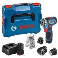 Bosch Professional Akku-Bohrschrauber GSR 12V-15 FC mit 2...