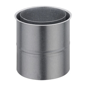 Wandfutter Ø 120 mm silber Wanddurchführung Doppelwandfutter Rohrhülse