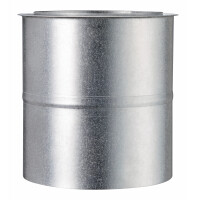 Wandfutter Ø 120 mm silber Wanddurchführung Doppelwandfutter Rohrhülse