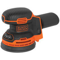 Black+Decker Akku Exzenterschleifer Schleifmaschine 18 V / 1,5 Ah BDCROS18N