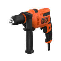 Black+Decker 500 W Schlagbohrmaschine inkl. Tiefenanschlag mit Koffer BEH200K