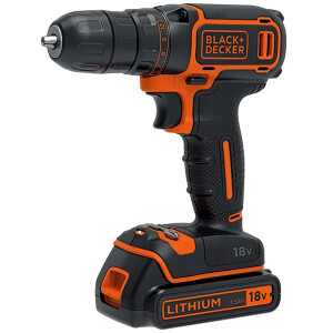 Black+Decker Akku Bohrschrauber ohne Akku 18 V BDCDC18