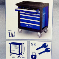 LUX Werkstattwagen 975 x 467 x 770 mm Transportschaden Defek