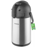 Vivess Edelstahl Pumpkanne ca. 1,8 l