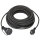 Verlängerungskabel 25 m Schwarz H05RR-F 3G1,5