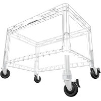 Eurobox-System Einsteckrollen-Set Outdoor Anthrazit 4 Stück