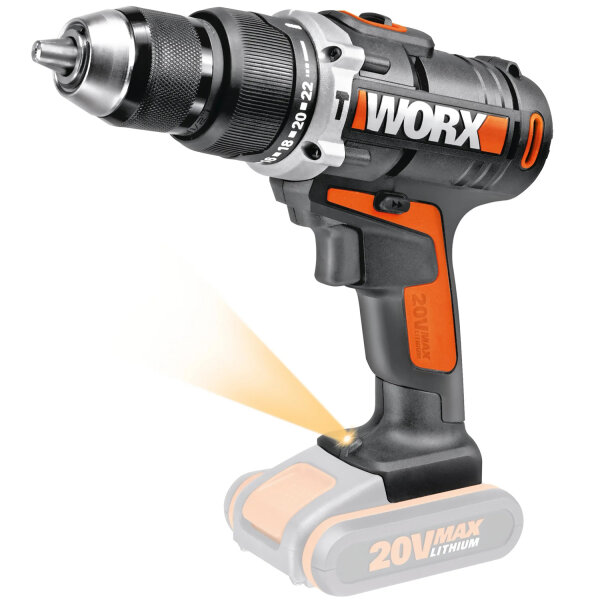 Worx Akku Schlagbohrmaschine WX372.9 Solo