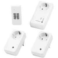 Smartwares 3-er Set Wifi Funksteckdose Weiß