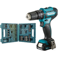 Makita 12 V Akku-Schlagbohrschrauber HP333DSAX1 inkl. 2 Ah Akkus mit Koffer