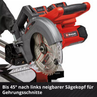 Einhell Zug Kapp Gehrungssäge TE-SM 36/210 Li Solo gebraucht