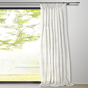 Mydeco Vorhang mit Gardinenband dot weiß 135x245 cm...