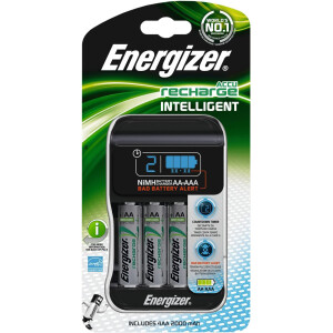 Energizer Ladegerät Intelligent Charger inkl. 4 AA Akkus 2000mAh