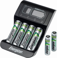 Energizer Ladegerät Intelligent Charger inkl. 4 AA Akkus 2000mAh
