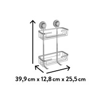 Duschkorb DK2-4530 Rechteckig 2 Etagen