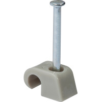 Express-Clips Nagelschellen 4 mm - 7 mm grau, 300 Stk