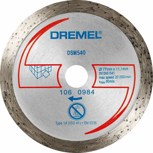 Dremel DSM540 Fliesen Diamant Trennscheibe