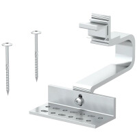 Clenergy PV EZ-Rack Montagesystem für Schrägdach 10-40 Komplettset inkl. Zubehör Set