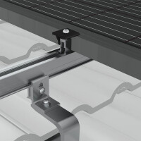 Clenergy PV EZ-Rack Montagesystem für Schrägdach 10-40 Komplettset inkl. Zubehör Set
