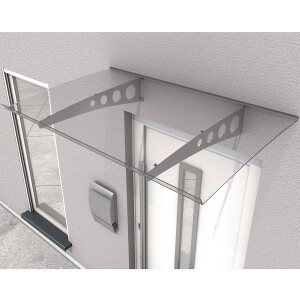Gutta Pultvordach Pico Top 140 Verzinkt/Klar 140 cm x 90...