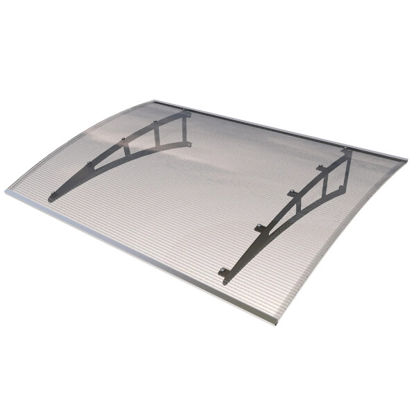 Gutta Pultvordach PT/PC Anthrazit/Klar 140 cm x 98 cm x 25 cm