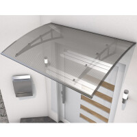 Gutta Pultvordach PT/PC Anthrazit/Klar 140 cm x 98 cm x 25 cm