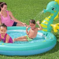 Bestway Kinderplanschbecken Seepferdchen Aufblasbar Swimming Kinder Becken Rund