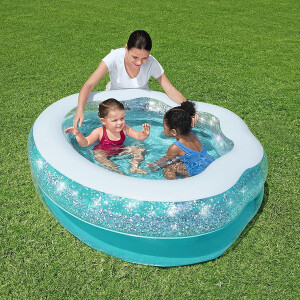 Bestway Kinderpool Pool Sparkle Shell Glänzend...