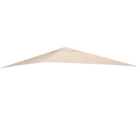 Ersatzdach für Pavillon Ersatzbezug Pavillondach Dach Ersatz Garten Beige