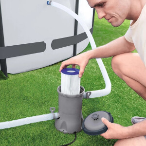 Bestway 800 gal Pool Poolpumpe Durchflussfilterpumpe Umwälzpumpe Filterpumpe