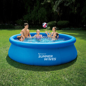 Summer Waves Quick Set Ring Pool Set Swimming Ø...