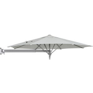 Ampelschirm Sonnenschirm Grau-Silber mit Dreh- & Neigungsfunktion Ø 245 cm
