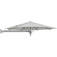 Ampelschirm Sonnenschirm Grau-Silber mit Dreh- & Neigungsfunktion Ø 245 cm