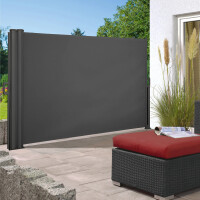 Seitenmarkise Wandmarkise Sichtschutz 2-seitig je 3 x1,5m An