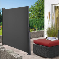 Seitenmarkise Wandmarkise Sichtschutz 2-seitig je 3 x1,5m An