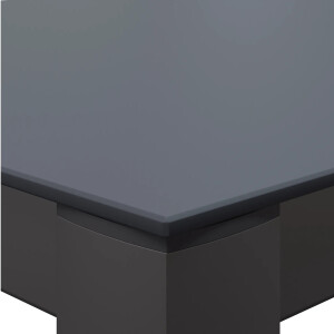 Sitzgruppe Sitzgarnitur Lounge-Set Vigo Harris 3-tlg. Aluminium Grau-Schwarz