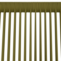 Lounge-Set Sitzgarnitur mit Esstisch Scafford 4-teilig mit Seilbespannung Oliv