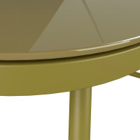 Lounge-Set Sitzgarnitur mit Esstisch Scafford 4-teilig mit Seilbespannung Oliv