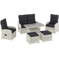 Lounge-Set mit Esstisch Kalgan 6-teilig  gallery