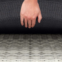 Sitzgruppe Outdoor-Lounge Terrassenmöbel Kalgan 6-tlg. Aluminium Eisgrau