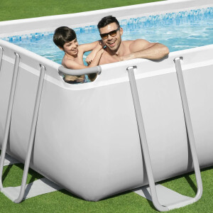 Bestway Stahlrahmenpool-Set Power Steel 732 cm x 366 cm x 132 cm Rechteckig