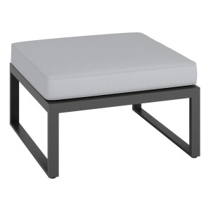Lounge-Set Outdoor-Lounge Sitzlounge Willa 4-teilig aus Aluminium Anthrazit